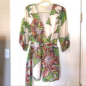 Gianni Bini tropical print romper